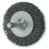 Brosse circulaire à fils ondulés